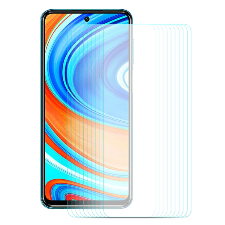10 PCS ENKAY Hat-Prince 0.26mm 9H 2.5D Curved Edge Tempered Glass Film