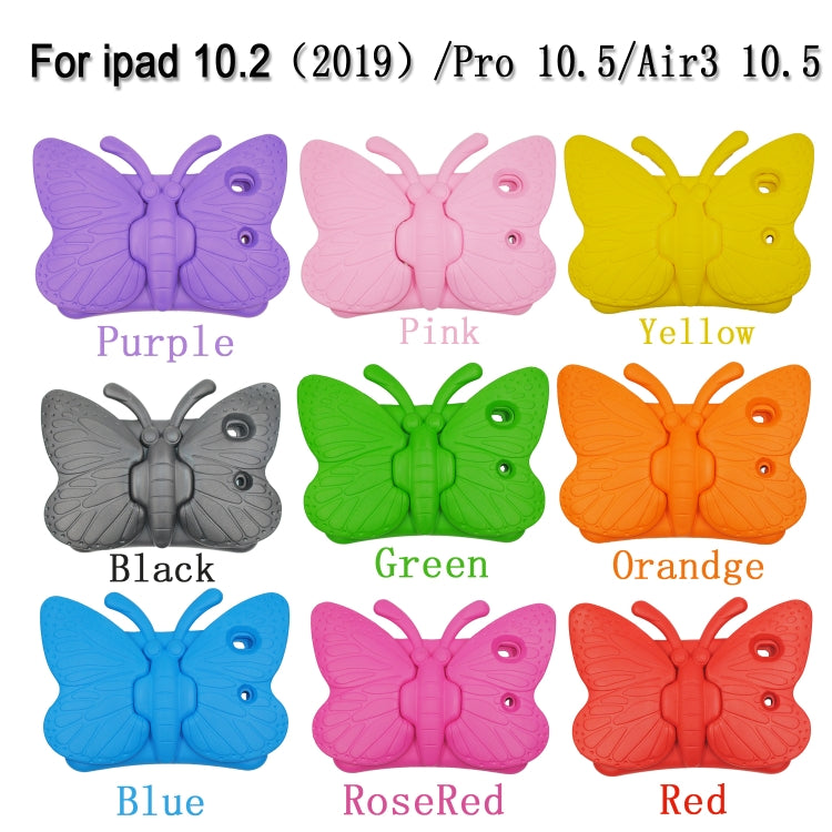 Coque de protection anti-chute en EVA pour iPad 10.2 (2021/2020/2019/10.5) avec support papillon