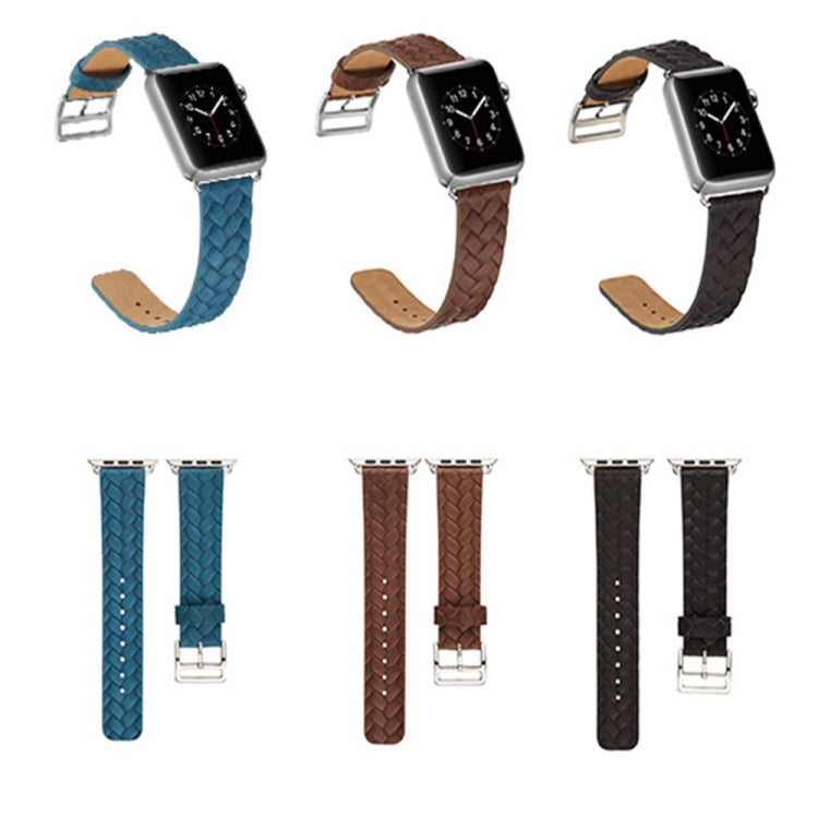 For Apple Watch Series 5 & 4 44mm / 3 & 2 & 1 42mm Braided Strap