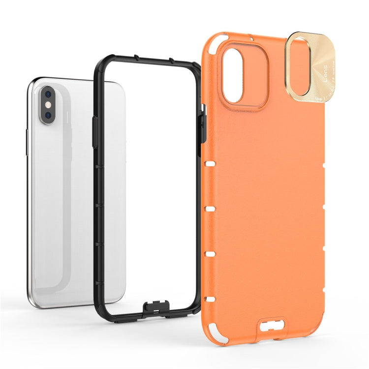For iPhone 11 Pro  Shockproof Grain Leather  PC + TPU Case, For iPhone 11 Pro