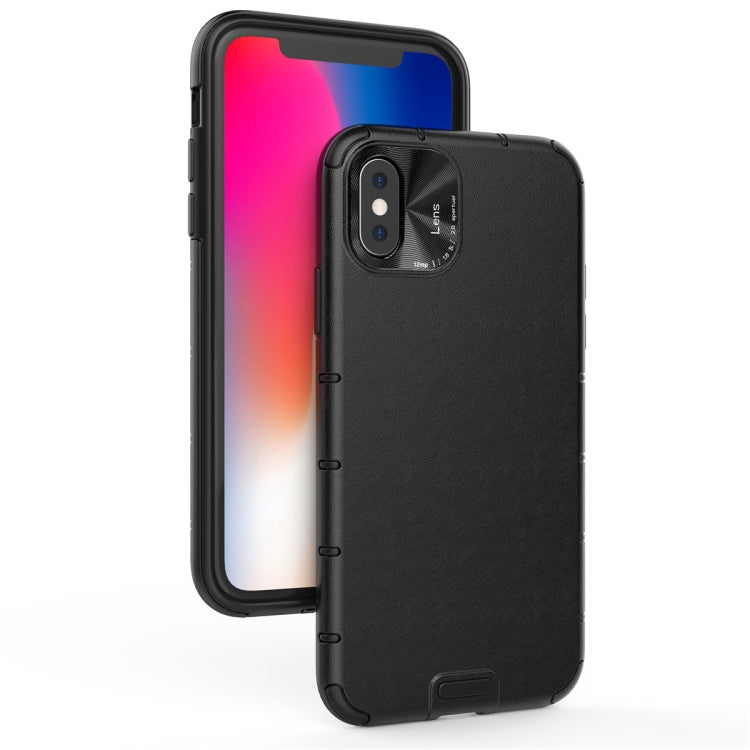 For iPhone 11 Pro  Shockproof Grain Leather  PC + TPU Case, For iPhone 11 Pro