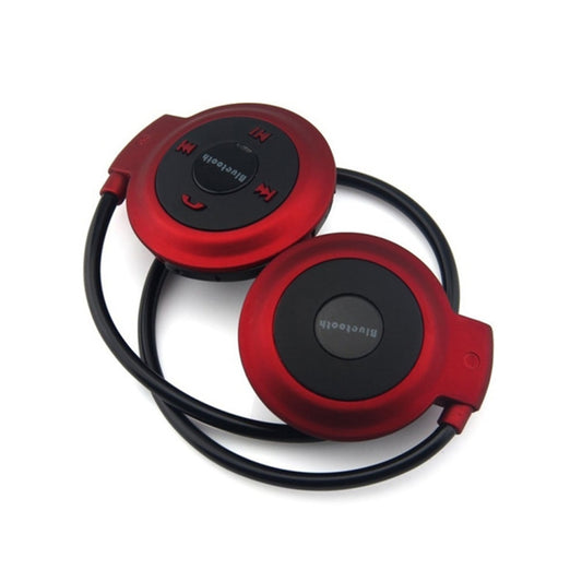 Compact mini-503 MP3 player earbuds featuring Bluetooth connectivity and stereo sound