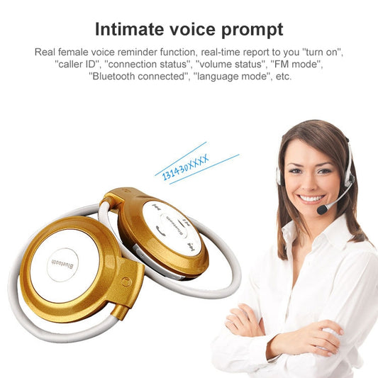 Mini portable MP3 player with built-in FM radio tuner and Bluetooth functionality