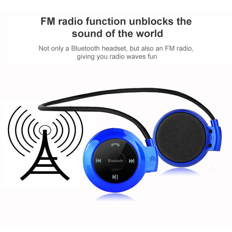 NVAHVA MP3 Player Bluetooth Headphone, Wireless Sport Headset MP3 Player With FM Radio, Stereo Earphone TF Card MP3 Max to 32GB, mini-503 Blue, mini-503 Gold, mini-503 Black