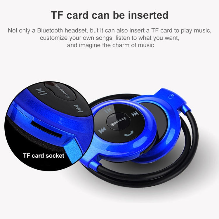 NVAHVA MP3 Player Bluetooth Headphone, Wireless Sport Headset MP3 Player With FM Radio, Stereo Earphone TF Card MP3 Max to 32GB, mini-503 Blue, mini-503 Gold, mini-503 Black