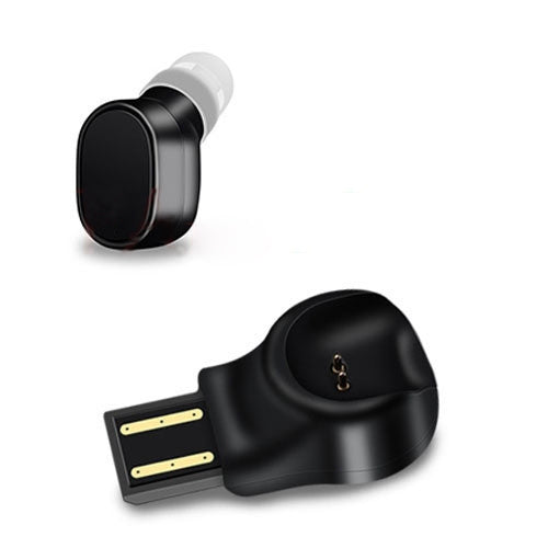 LESIRI X12 Bluetooth Headset Mini Wireless Earphone Portable USB Magnetic Charging Headset Sport Earbud Headset for iPhone