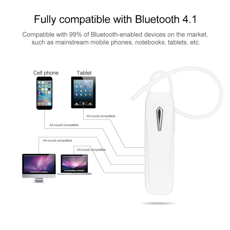 Stereo Bluetooth Headset V4.1 Wireless Headphone Hands Free Earphone for Xiaomi Samsung