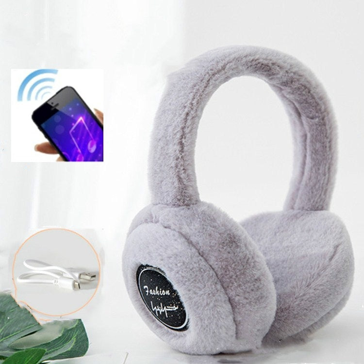 Cache-oreilles Bluetooth en peluche coupe-vent pour hommes et femmes