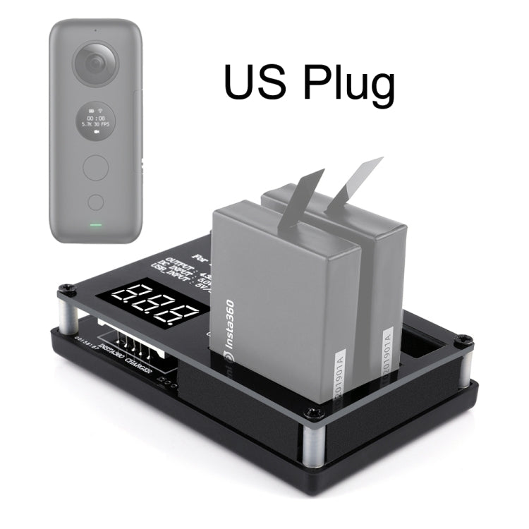 Insta360 ONE X 3-Battery Charger with Digital Display