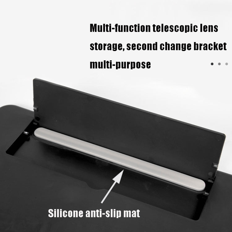 14 inch 3D Mobile Phone Screen Stretching Bracket Amplifier, Black, White