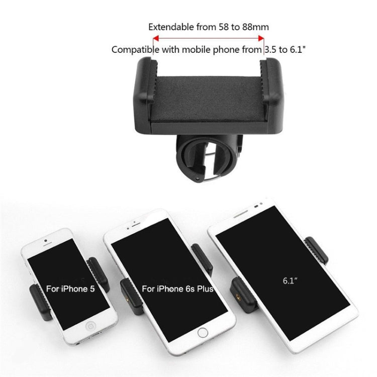 Selfie Stick Phone Lock Clip Bike Phone Clip, 20-25 mm, 30-35 mm