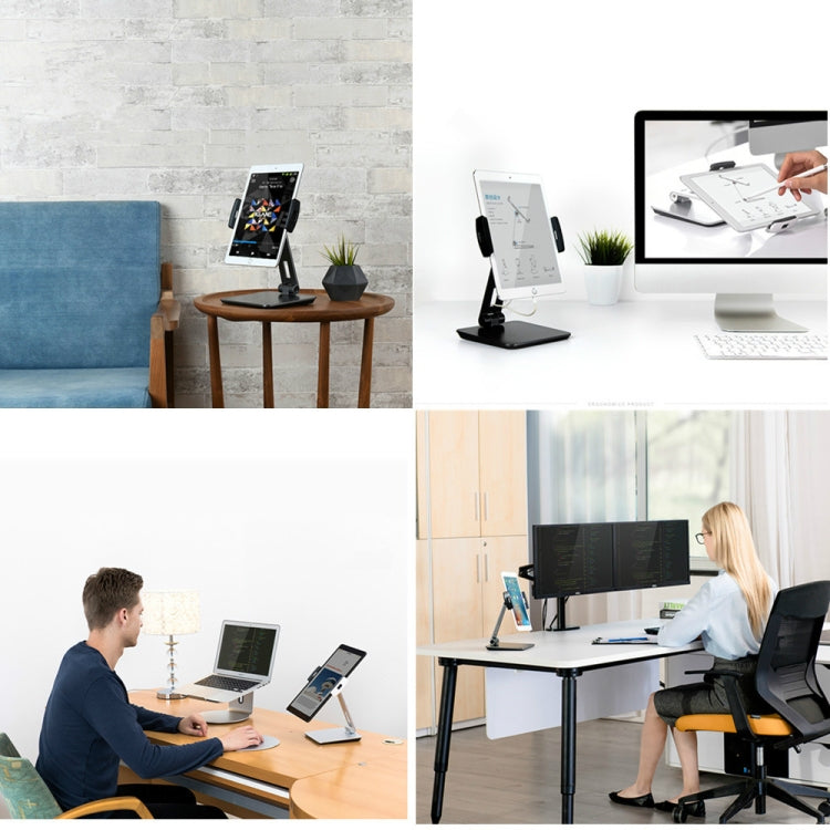 AP-7X Universal Aluminum Stand Desk Mount Holder for 4.7-9.7 inch Phone & Tablet PC
