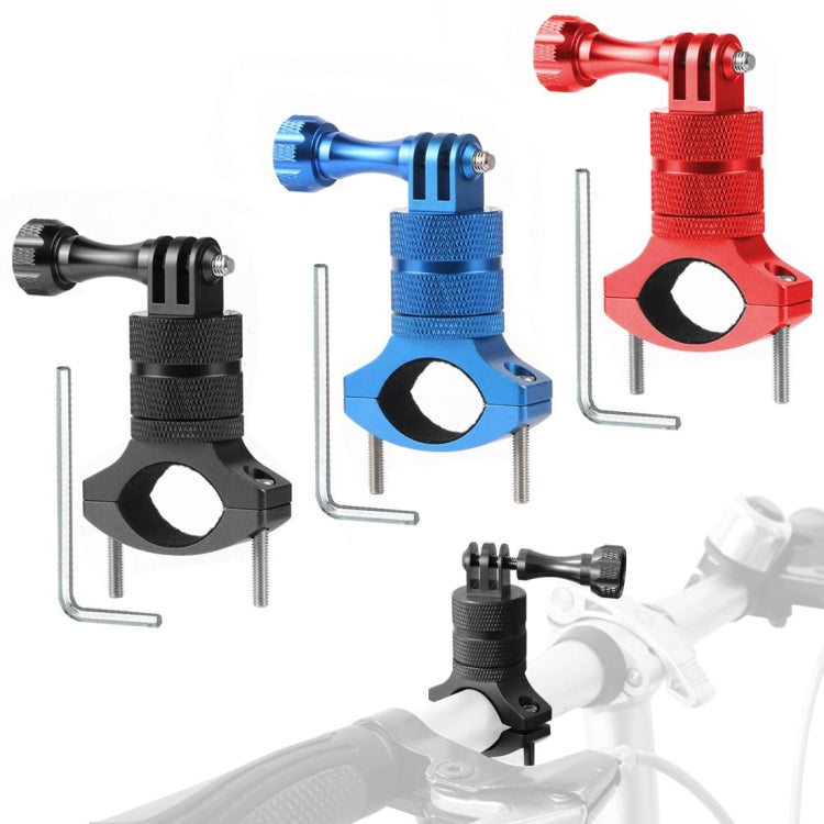 Aluminum Alloy Bicycle Mounting Bracket Bicycle Clip For Action Camera, Black, Red, Blue