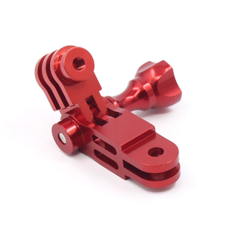 Action Camera Universal Aluminum Alloy Three-way Adjustment Arm 360 Degree Adapter, Red, Blue, Black