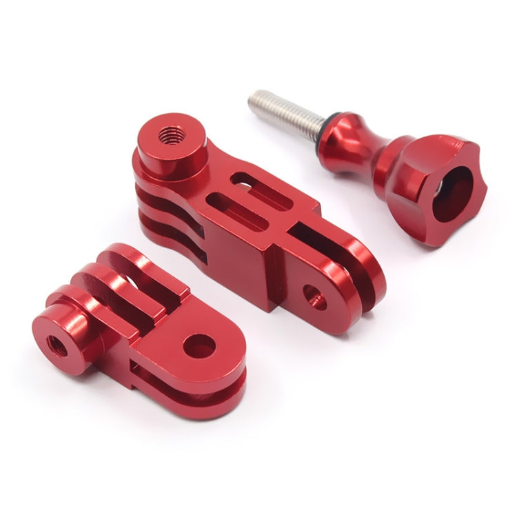 Action Camera Universal Aluminum Alloy Three-way Adjustment Arm 360 Degree Adapter, Red, Blue, Black