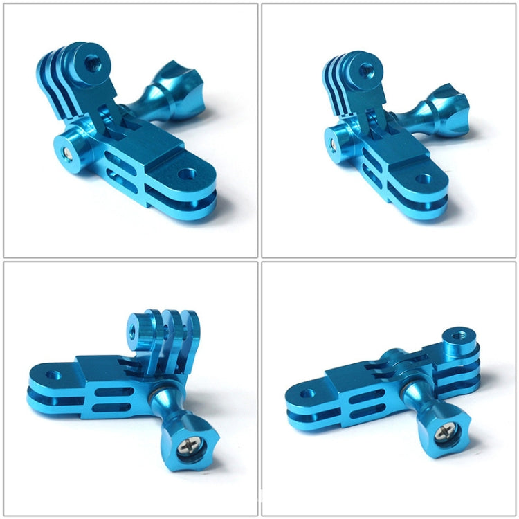 Action Camera Universal Aluminum Alloy Three-way Adjustment Arm 360 Degree Adapter, Red, Blue, Black