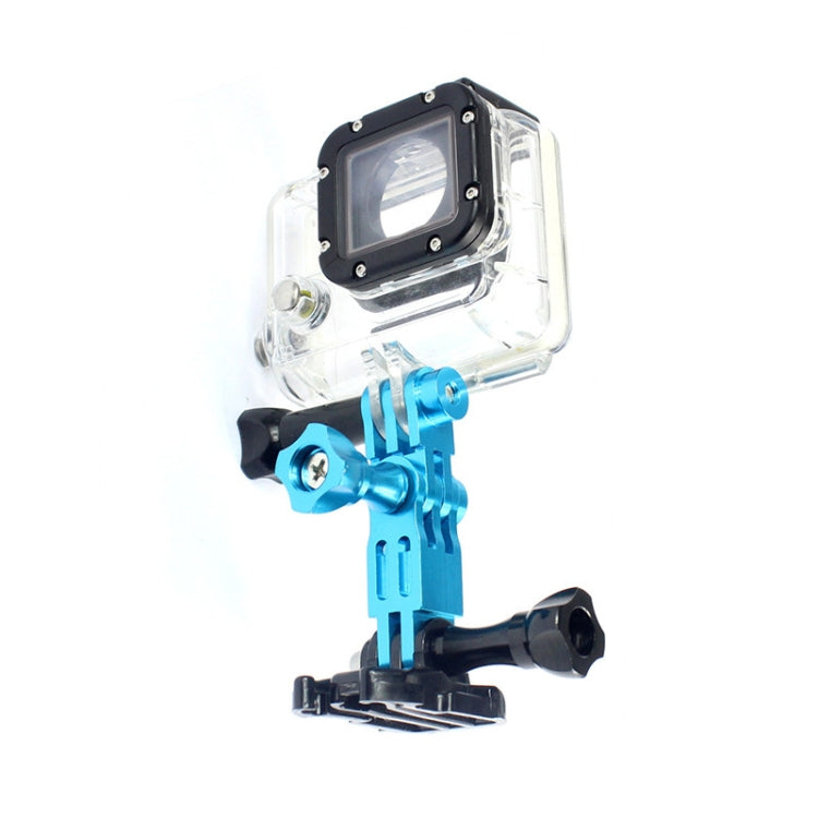 Action Camera Universal Aluminum Alloy Three-way Adjustment Arm 360 Degree Adapter, Red, Blue, Black