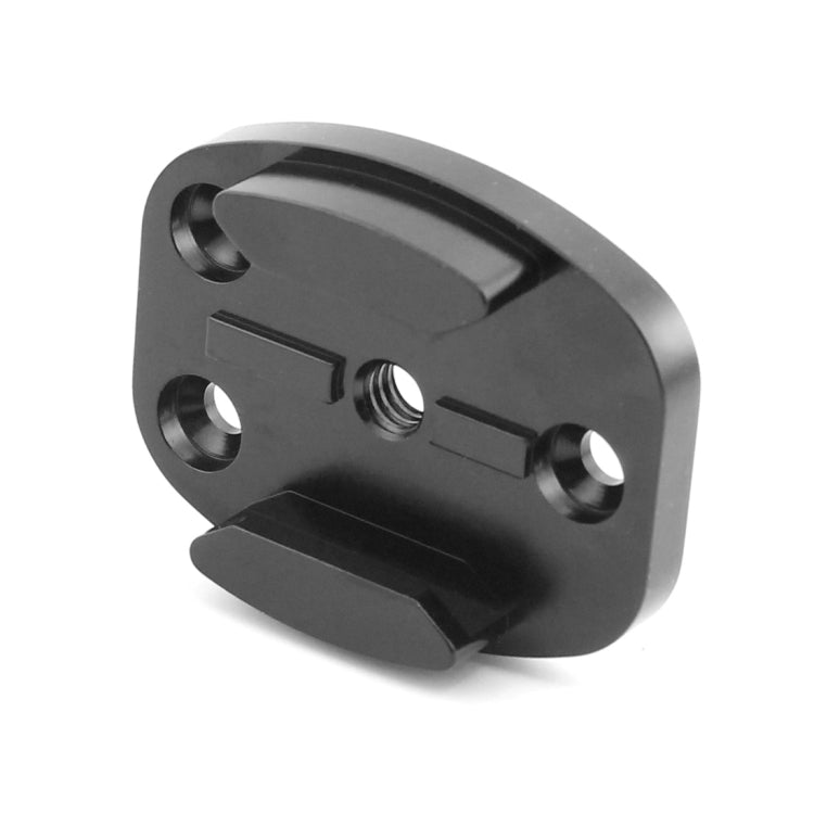 4 Holes Aluminum Quick Release Tripod Mount Base For Sports Camera, Black, Black Embedded Nut