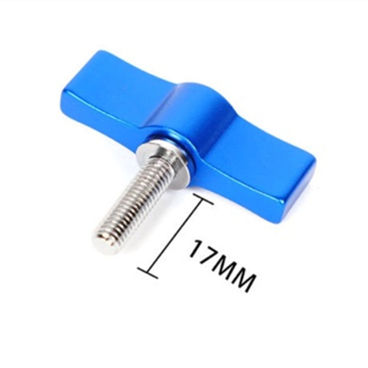 10PCS T-shaped Screw Multi-directional Adjustment Hand Screw Aluminum Alloy Handle Screw, M4, M5, M6