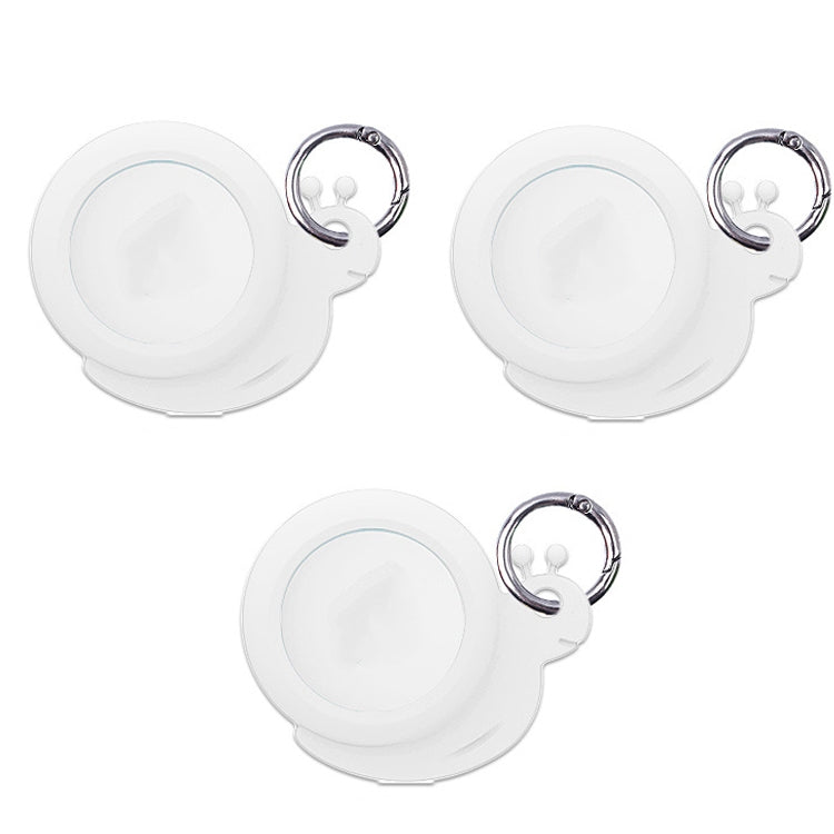 3PCS For AirTag Tracking Anti-Lost Locator Silicone Snails Case