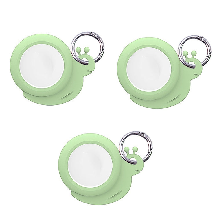 3PCS For AirTag Tracking Anti-Lost Locator Silicone Snails Case