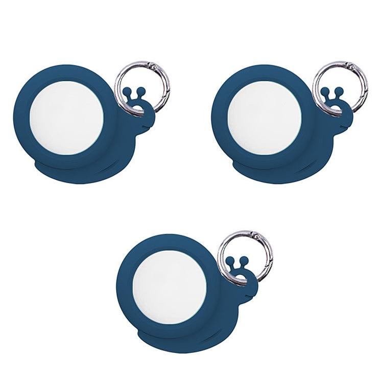 3PCS For AirTag Tracking Anti-Lost Locator Silicone Snails Case