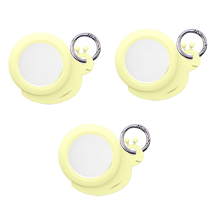 3PCS For AirTag Tracking Anti-Lost Locator Silicone Snails Case