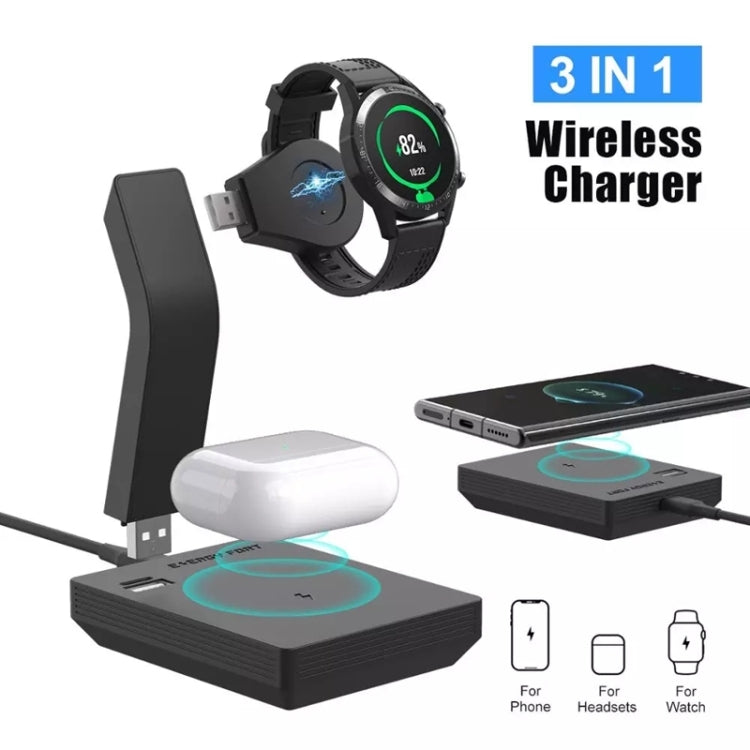 Wacth Earphone Phone Wireless Charger, For Redmi
