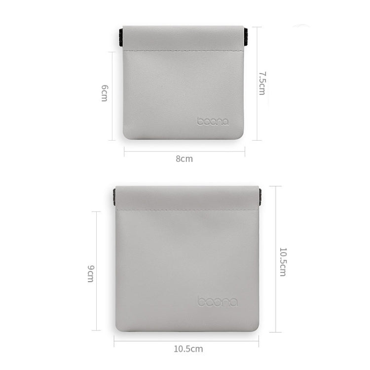 2 PCS Baona Earphone Data Cable Storage Bag Mini Portable U Disk Earphone Bag, Small, Large