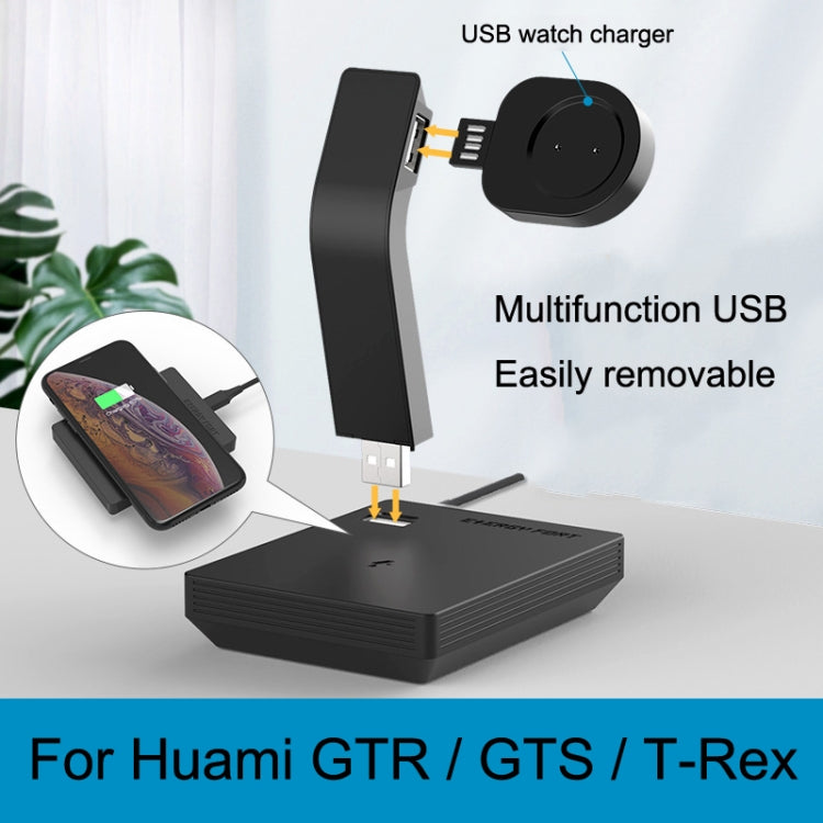 Wacth Earphone Phone Wireless Charger, For Huami GTR / GTS / T-Rex