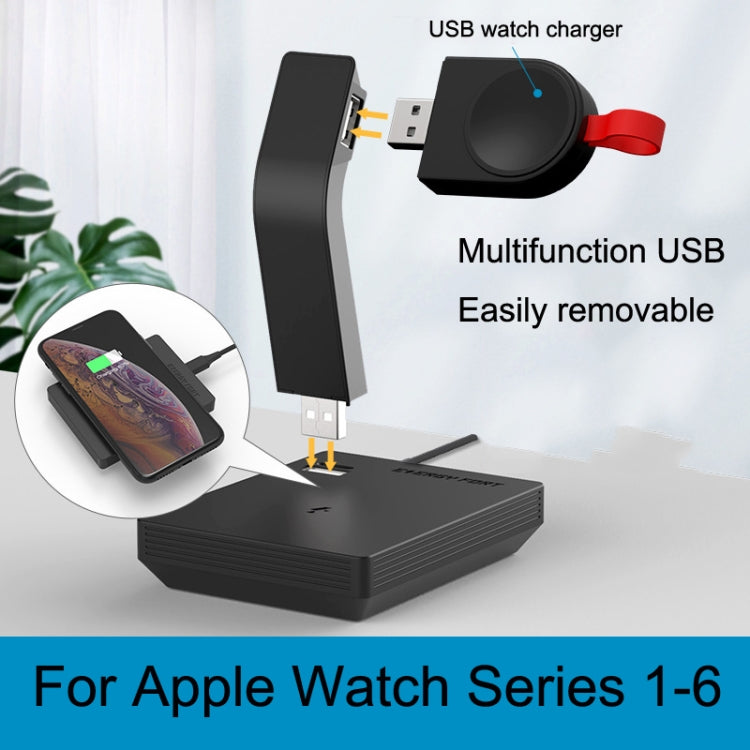 Earphone Phone Wireless Charger, For Apple Watch Series 1-6