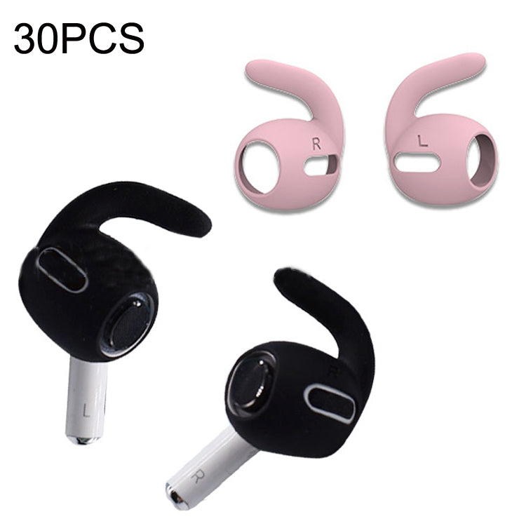 30PCS Ultra-thin Earphone Ear Caps For Apple Airpods Pro, With Ear Hooks