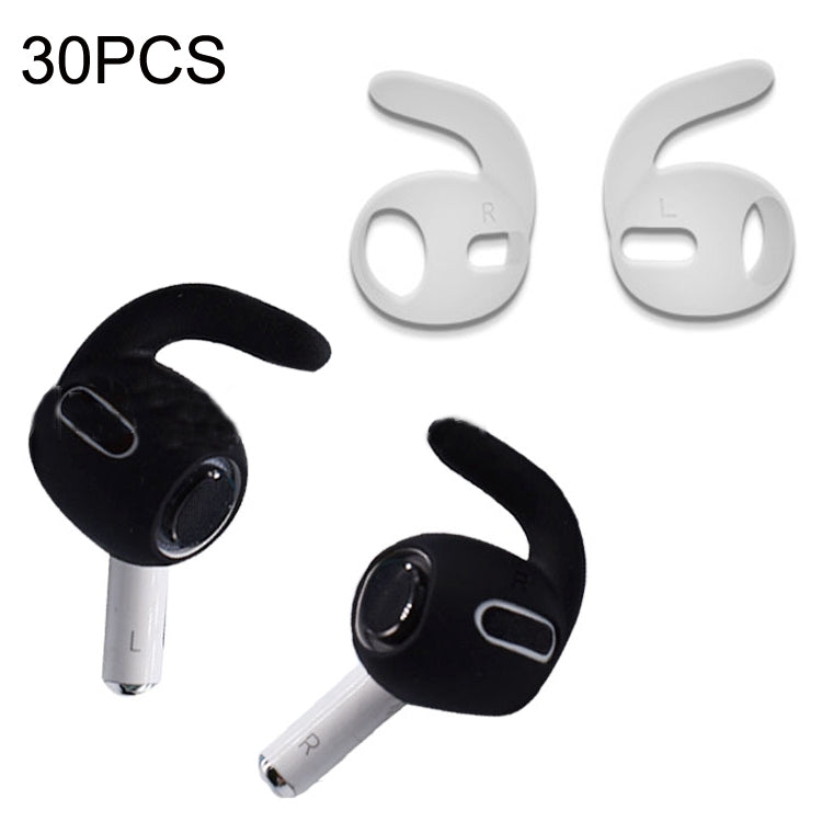 30PCS Ultra-thin Earphone Ear Caps For Apple Airpods Pro, With Ear Hooks