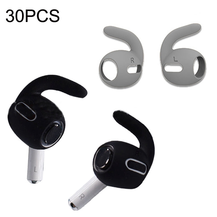 30PCS Ultra-thin Earphone Ear Caps For Apple Airpods Pro, With Ear Hooks