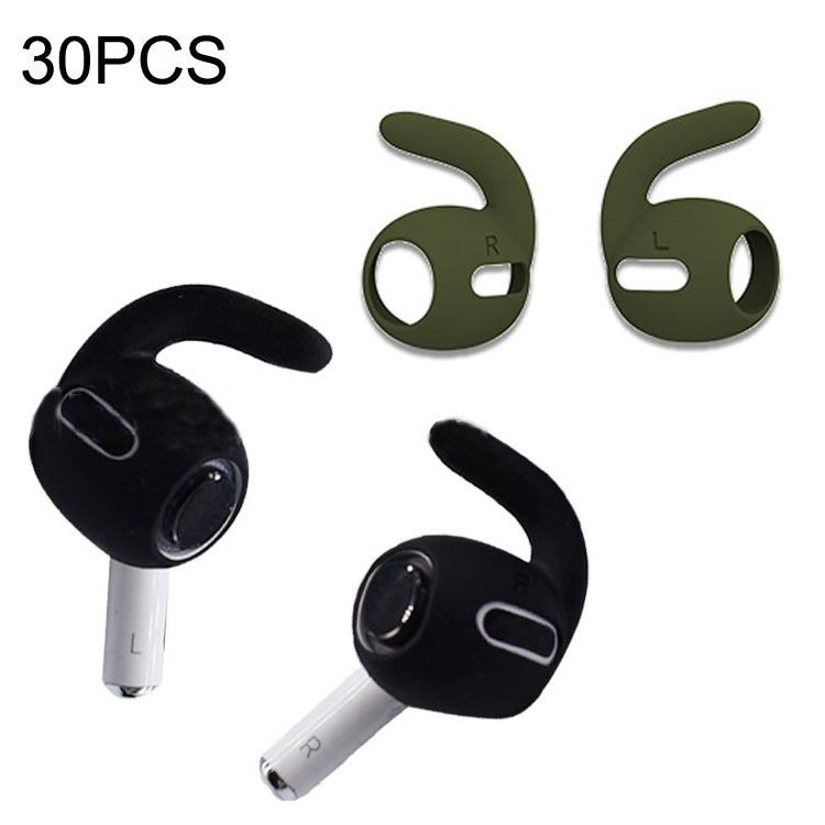 30PCS Ultra-thin Earphone Ear Caps For Apple Airpods Pro, With Ear Hooks