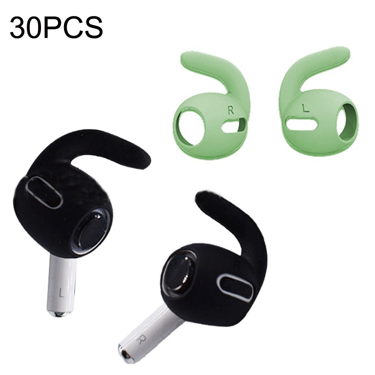 30PCS Ultra-thin Earphone Ear Caps For Apple Airpods Pro, With Ear Hooks