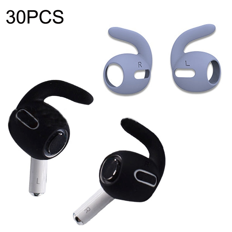 30PCS Ultra-thin Earphone Ear Caps For Apple Airpods Pro, With Ear Hooks