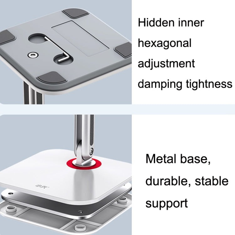 SSKY X28 Desktop Phone Tablet Stand Folding Bed Head Online Classes Convenient Support, X28 White, X28 Black