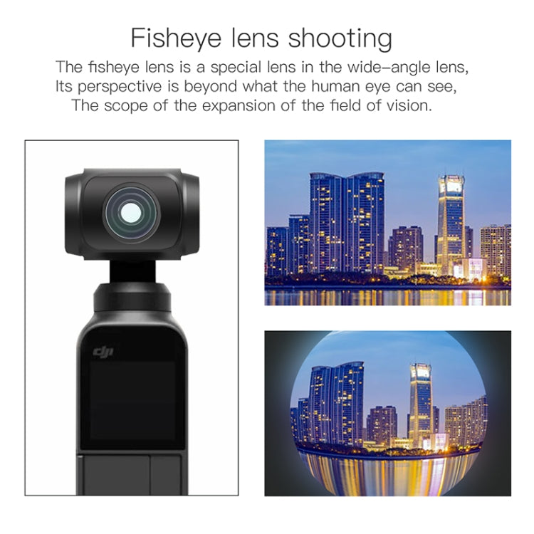 Original DJI Pocket 2 / Osmo Pocket Magnetic Interface Augmenting Lens, For DJI Pocket 2 / Osmo Pocket