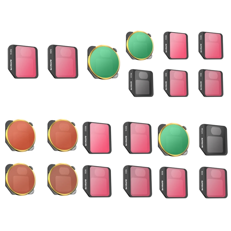 Sunnylife M3-FI330 For Mavic 3 Filter, CPL+ND8+ND16, ND4 / PL+ND8 / PL+ND16 / PL+ND32 / PL, ND4+ND8+ND16+ND32, MCUV+CPL+ND4+ND8, MCUV+CPL+ND4+ND8+ND16+ND32