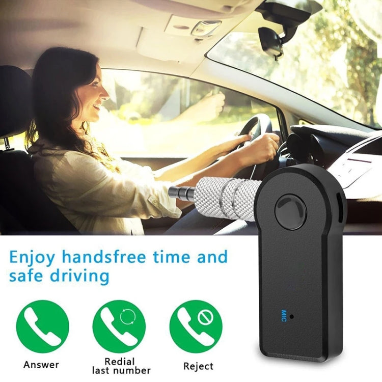 Adaptateur AUX 3,5 mm 2 en 1 en métal + USB pour voiture Bluetooth 4.1, récepteur audio sans fil, convertisseur, récepteur audio