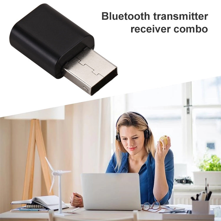 Bluetooth Audio Transmitter Receiver USB Bluetooth Adapter for TV / PC Car Speakers, BT600