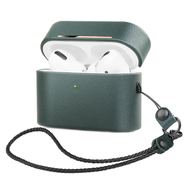 Wireless Earphone Protective Shell Leather Case Split Storage Box, For Airpods Pro