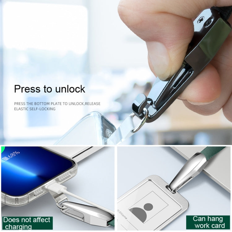 Power Vehicle Mobile Phone Anti-lost Lanyard With Patch,Style:, Hanging Neck Model, Crossbody Model