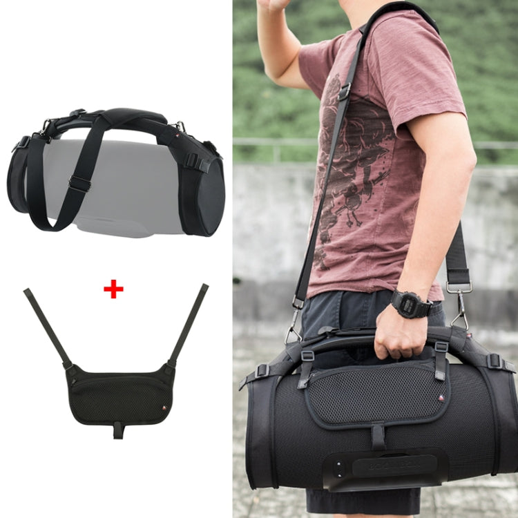 Ensemble housse et bandoulière pour enceinte Bluetooth JBL Boombox 1/2, noir