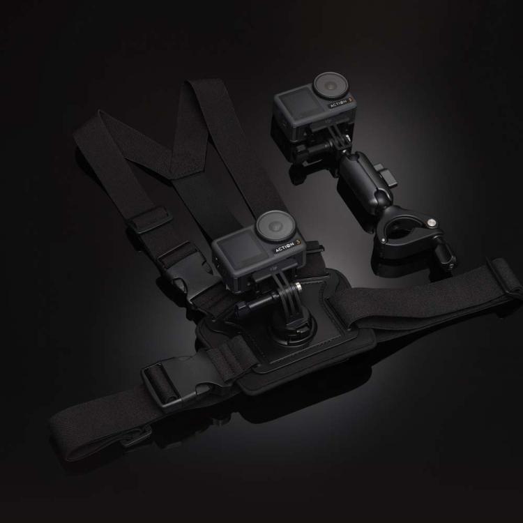 Original DJI Osmo Action Cycling Chest Strap + Handlebar Clamp Kit, Original DJI