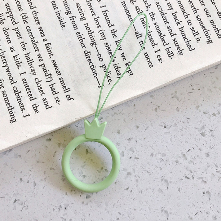 10pcs Crown Model Finger Ring Silicone Cell Phone Lanyard U Disk Rope, Crown Sand Pink, Crown Lilac Violet, Crown Lemon Yellow, Crown Coral Orange, Crown Camellia Red, Crown Dark Green, Crown Matcha Green, Crown Sky Blue, Crown Black, Crown Red        ...