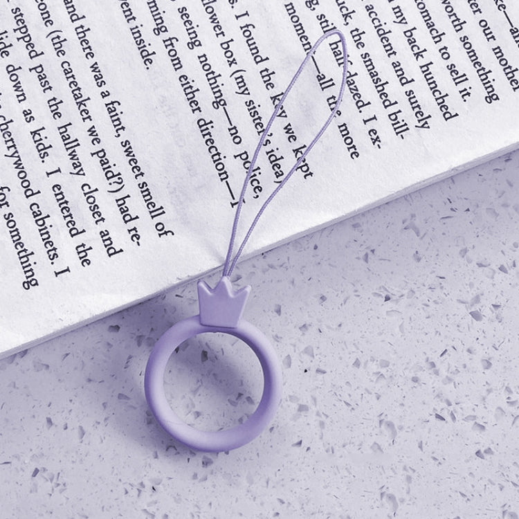 10pcs Crown Model Finger Ring Silicone Cell Phone Lanyard U Disk Rope, Crown Red, Crown Lavender Gray, Crown Midnight Blue, Crown Sand Pink, Crown Lilac Violet, Crown Lemon Yellow, Crown Coral Orange, Crown Camellia Red, Crown Dark Green               ...