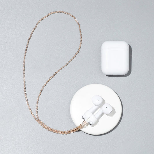 Strong magnetic AirPods sleeve holder with stainless steel anti-lost chain attachment