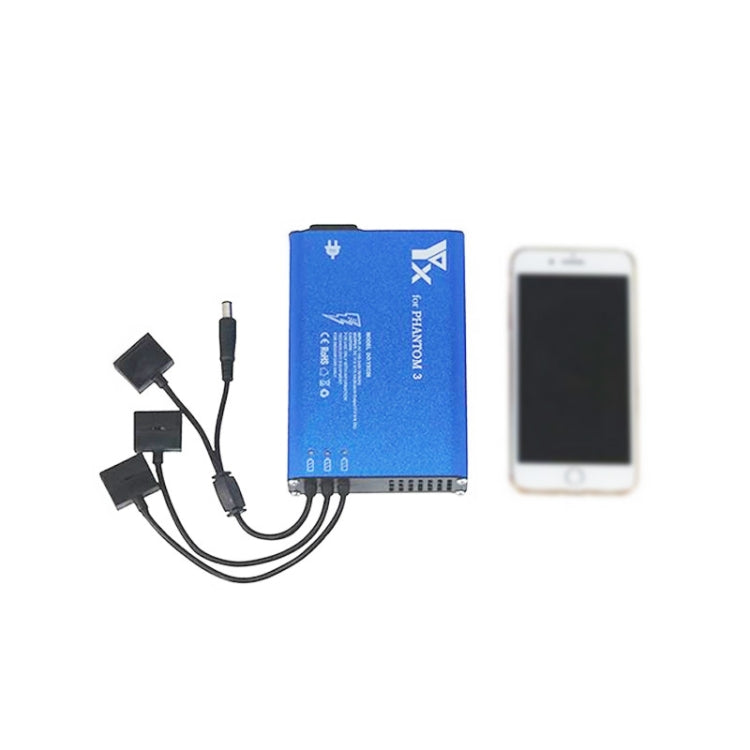 4 in 1 Parallel Power Hub Intelligent Battery Controller Charger for DJI Phantom 3 Standard SE FPV Drone, US Plug, EU Plug, UK Plug, AU Plug